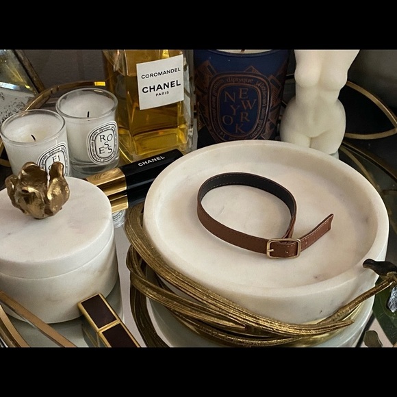 VINTAGE Horse Collar Style Leather Bracelet - Picture 6 of 9